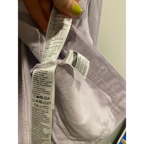 Levi's lavender jean jacket - Picture 5 of 5